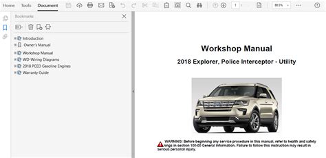 2018 ford explorer maintenance manual